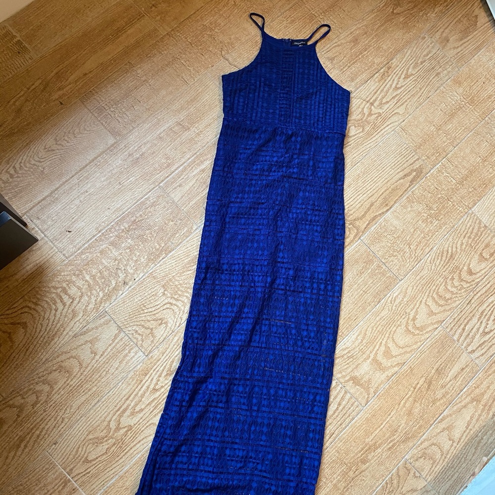 Royal Blue Razor Back Maxi Dress